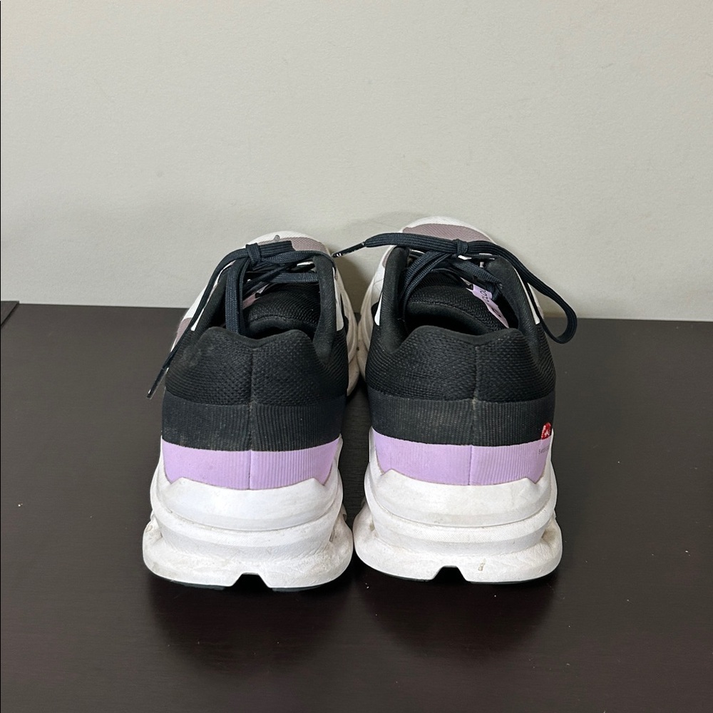 On Running Cloudrunner Sneaker Heron Black Purple Plush Cloud Tech Sz 10 - Picture 5 of 15
